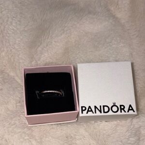 Pandora Rose Gold Pavé Eternity Band